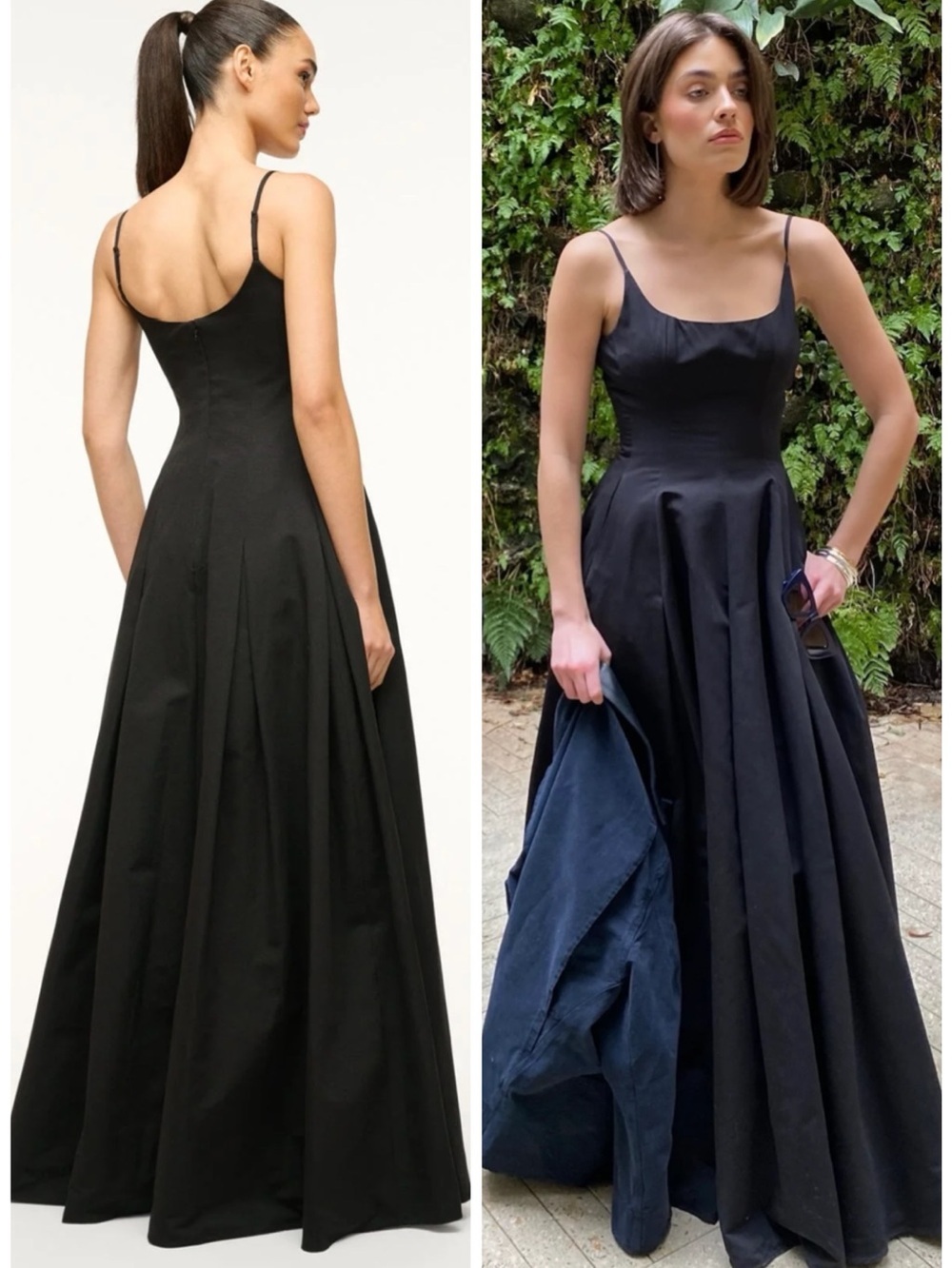 STAUD Joy Maxi Black Dress SZ US 4 - Picture 2 of 9